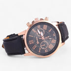 Camille Womens Waterproof Leather Strap Watch 42mm