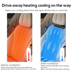 Portable USB Car Seat Fan with Adjustable Headrest Strap