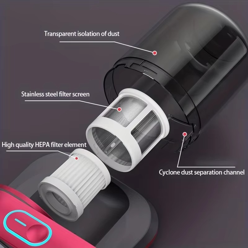 Ultimate Pet Hair Remover - Wireless Handheld Vacuum for Beds and Upholstery
