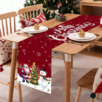 FestiLoom Christmas Table Runner | "Merry Christmas" Design | 100% Polyester | Festive Decor for Christmas & New Year 2025/2026