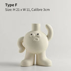 Character Ceramic Vase