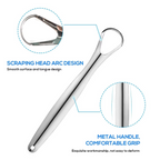 Stainless Steel Tongue Cleaner for Optimal Oral Hygiene