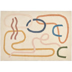 Plush Area Rug with Non-Slip Backing for Bedroom or Living Room