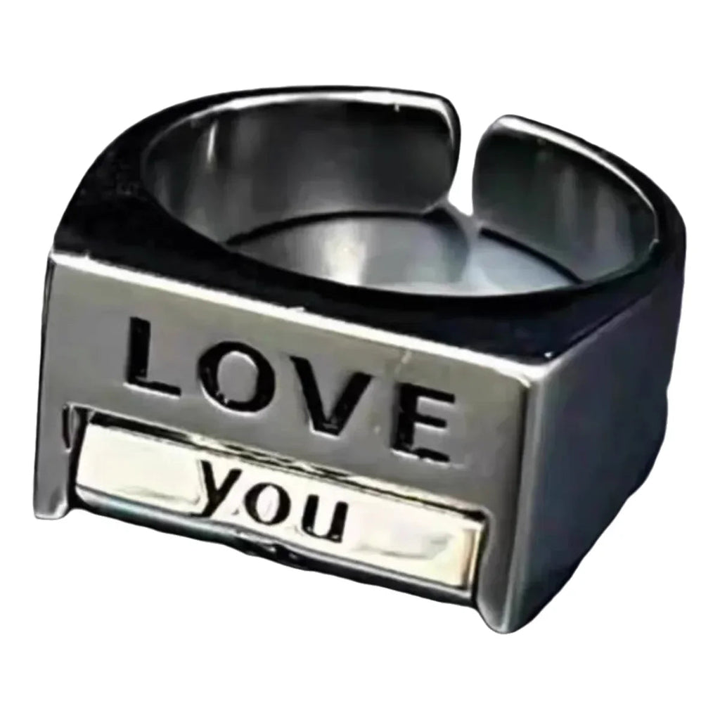 Love You Everything Rotating Mood Control Ring