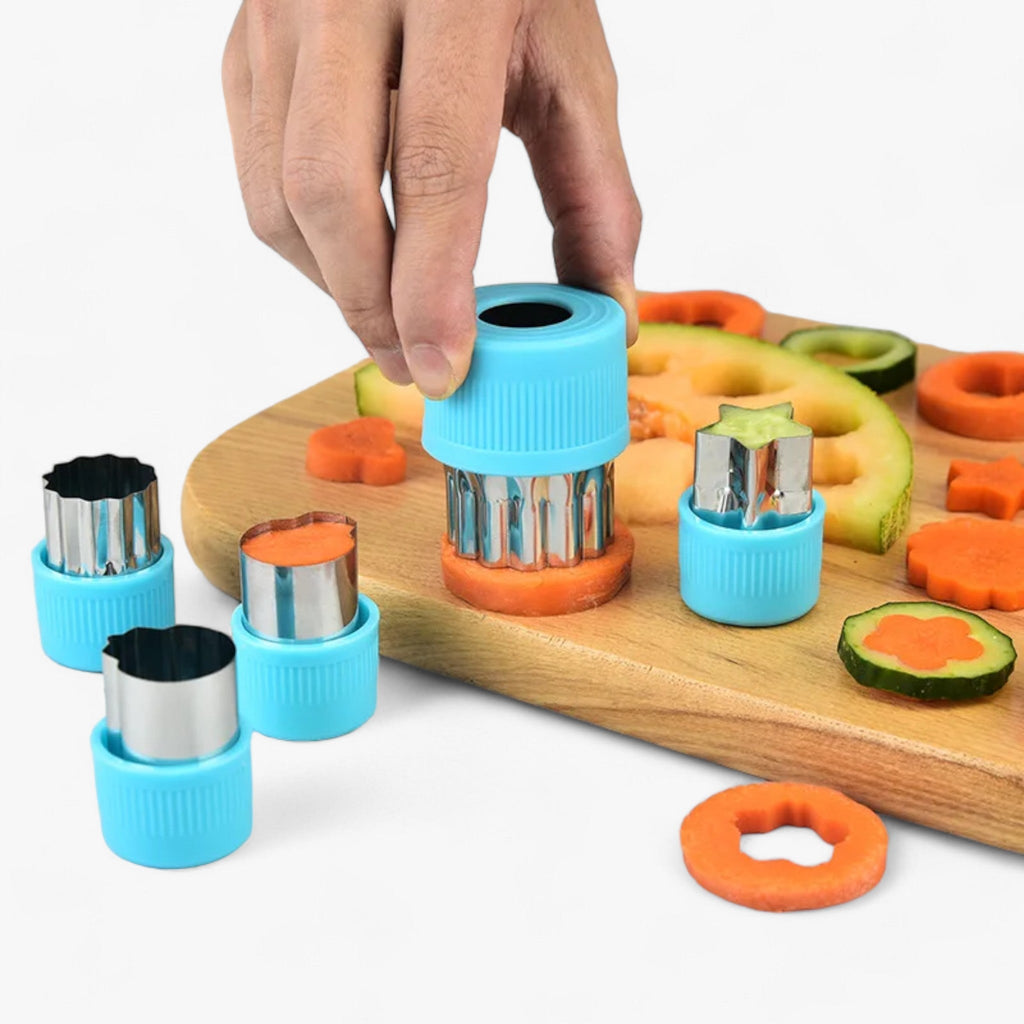 Creative Cutter Set for Cookies and Fruit - StarHeart