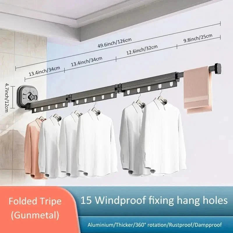 mounted tumble dryer - Foldable & space-saving
