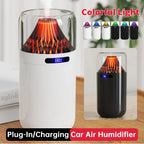 Volcano Flame LED Aromatherapy Essential Oil Mist Diffuser