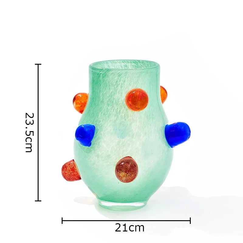 Polka Globe Glass Vase Collection