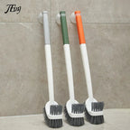CleanTwin WC Brush | Double-Sided Toilet Brush with Long Handle | Deep Cleaning & Hygienic | Space-Saving Hangable
