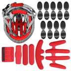 24PCS Universal Helmet Foam Padding Kit – Replacement Inner Pads for Motorcycle and Bicycle Helmets