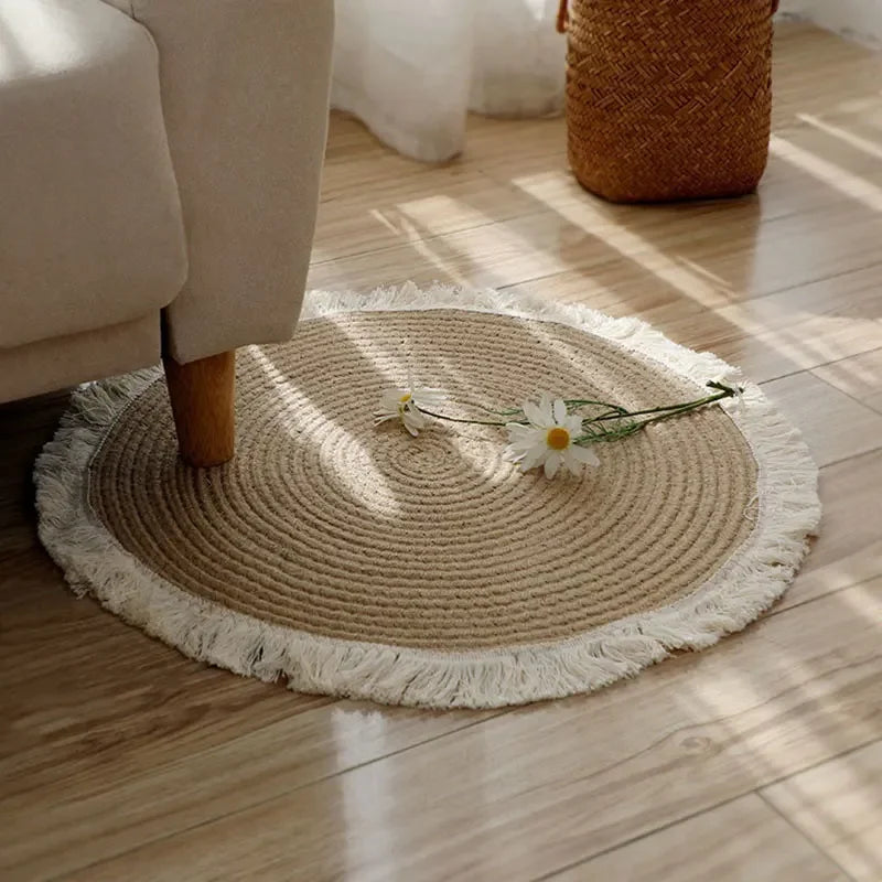 WeaveNest - Luxury Jute Area Rug for Interior