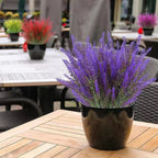 Floraven Lavender Bouquet | Artificial & Carefree | 5 Stems | For Indoor & Outdoor