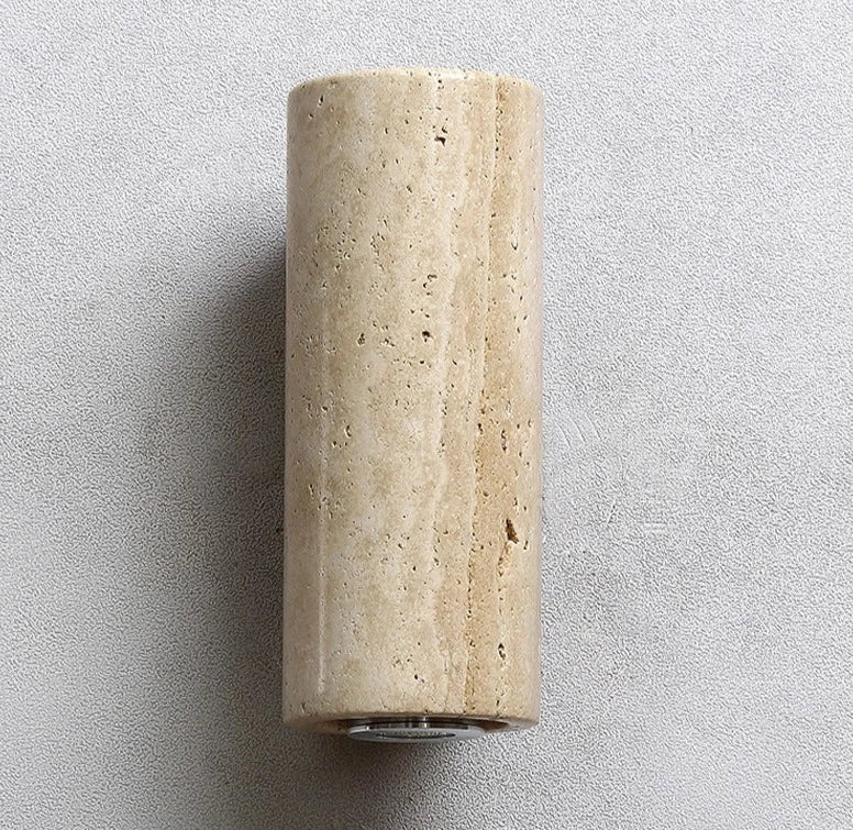 Modern Natural LED Wall Lamp made of Travertine
