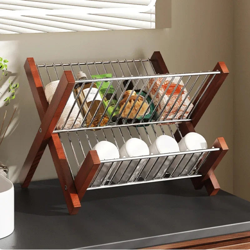 Swift Fold Collapsible Dish Drying Rack