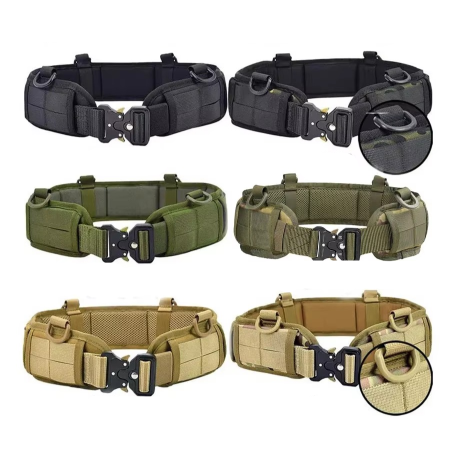 Tactical Quick Release Nylon Belt with Metal Buckle for Outdoor Sports