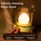 LumiFlame LED Night Light | Retro Oil Design | USB Rechargeable | Warm Mood Light