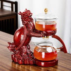 Magnetic Flow Kungfu Turtle Dragon Teapot Infuser