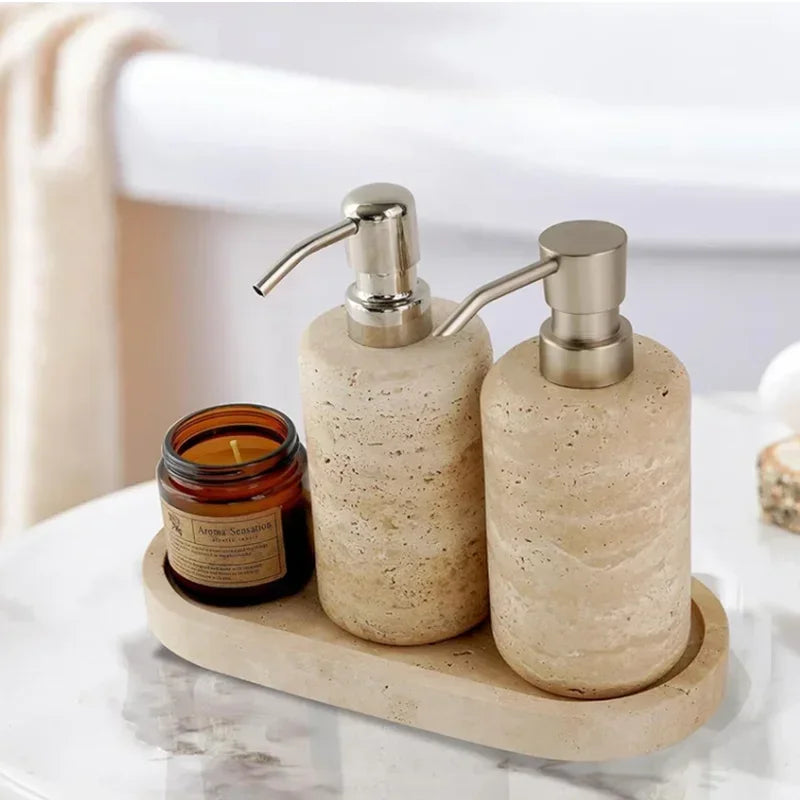 AureliaStone Luxury Bath Set made of limestone