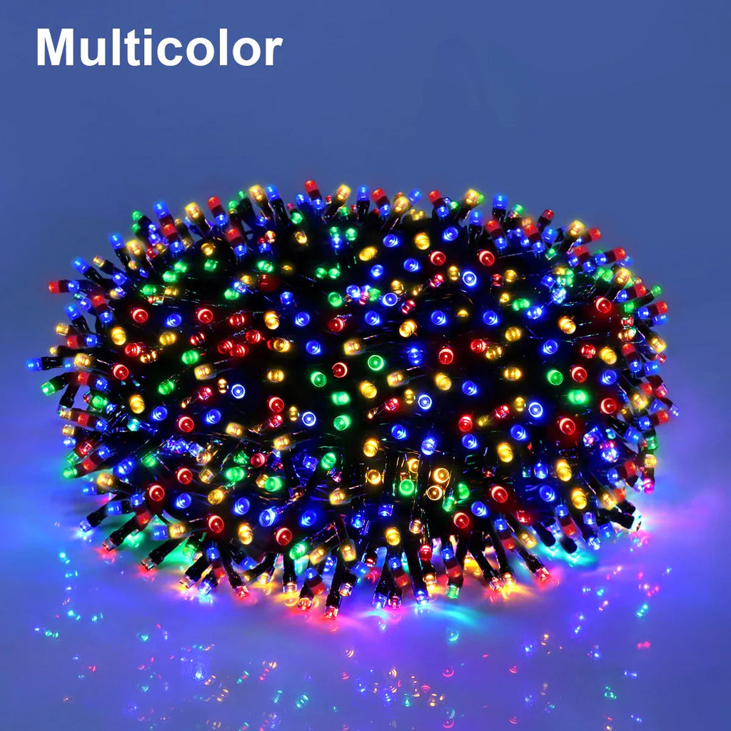 LuminaraX | LED string lights outdoor 24V | 8 lighting modes | Waterproof IP65 | 10–100 m | For garden, home & Christmas decoration