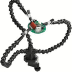 PrecisionLume Soldering Station | Integrated Magnifying Lamp | Adjustable All-in-One Design