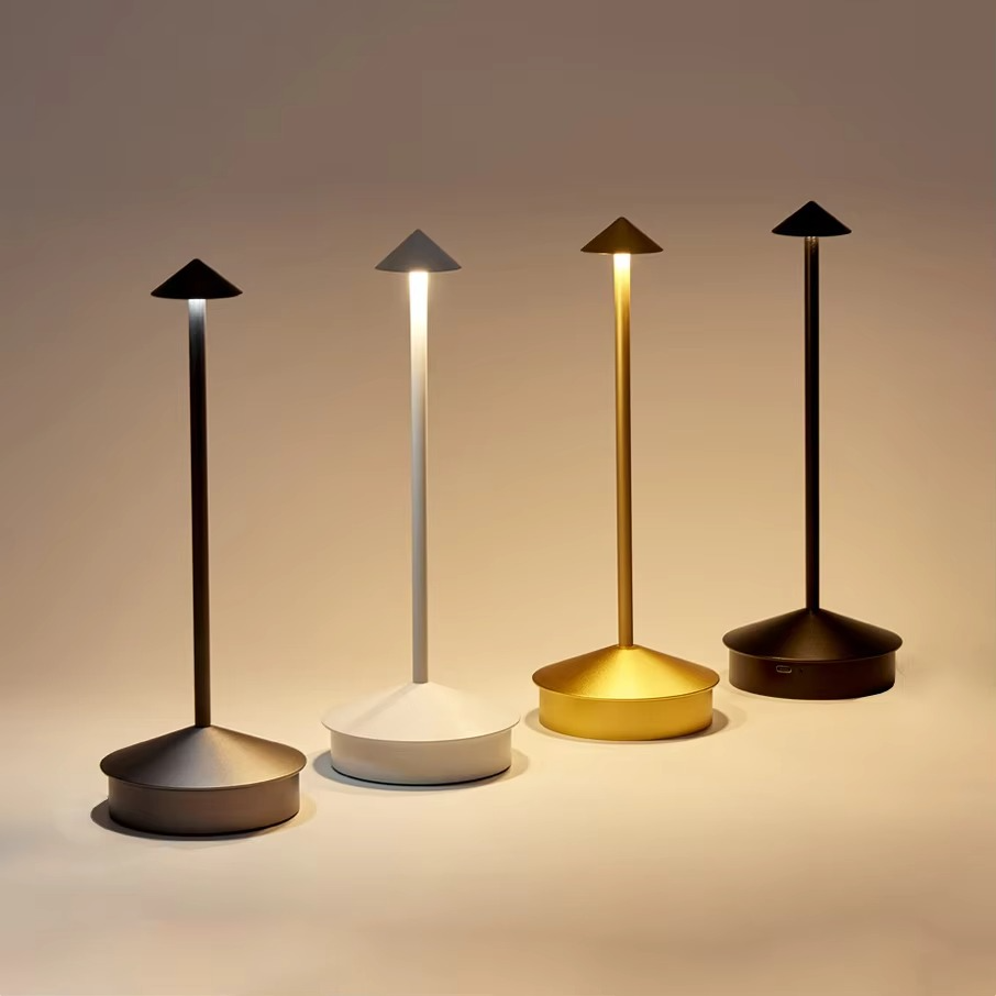 Rechargeable Touch-Control LED Desk Lamp with 3 Light Modes