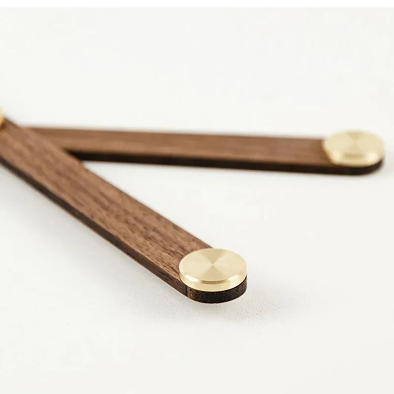 WoodSphere Clock - Large DIY Wall Clock with Walnut Wood