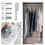 VACUUM STORAGE BAGS – Hanging Vacuum Storage Bags for Clothes – Space Saving & Dustproof (Set of 3)