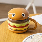 Yummy Hamburger-Shaped Ceramic Hamburger Mug