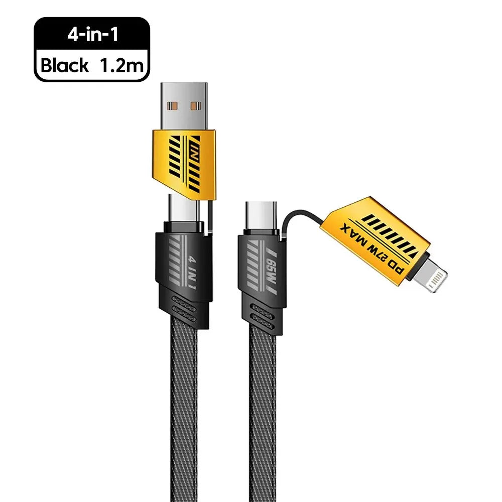 Ultra Strong 4 in 1 Fast Charge Data Cable