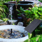 Solar Fountain SOLAQUA | 6-in-1 Set with 4 Nozzles | Without Power Connection | For Pond & Garden