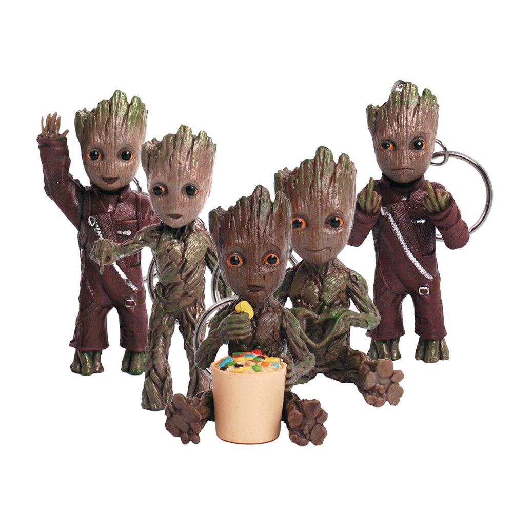 Cartoon Large Miniature Figure: Playful Office Decoration