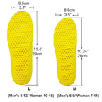 Insole for barefoot shoes with cushioning & breathability