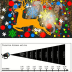 LED Christmas Projector SnowMotion | 16 Rotating Patterns | Indoor & Outdoor | Christmas Lighting for Home, Garden & Party