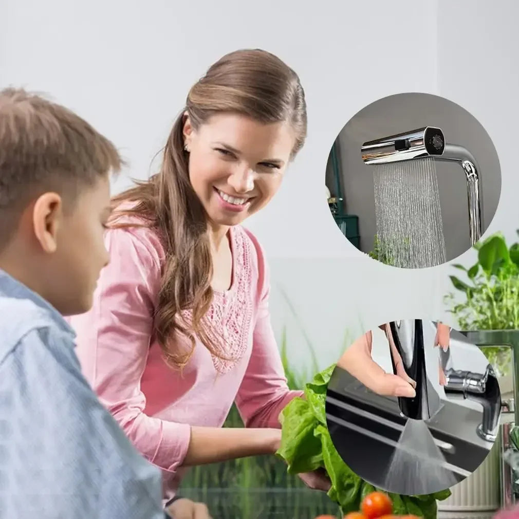 FlexiStream - Adjustable Kitchen Faucet for Flexibility
