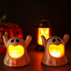 Light Ghost Halloween Lamp – LED Ghost Decoration with Battery Lighting