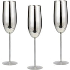 Stainless Steel Glasses (Set of 6)