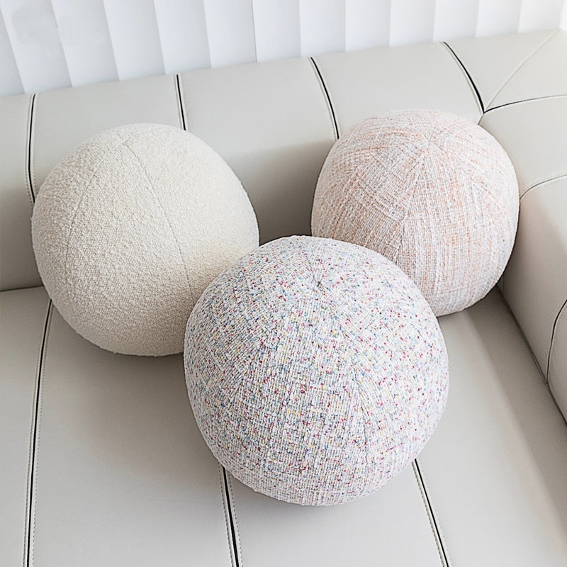 Tweed Globe Cushion