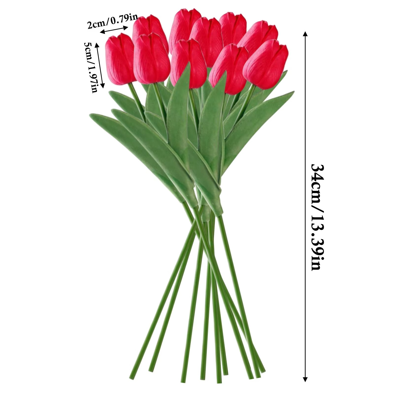 Vibrant Spring Silk Floral Arrangement - 10 Piece Set