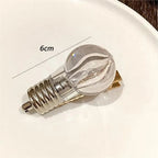 Luminous Light Bulb Party Hairpin