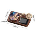 Rotating Solar Retro Record Player Car Air Fresheners