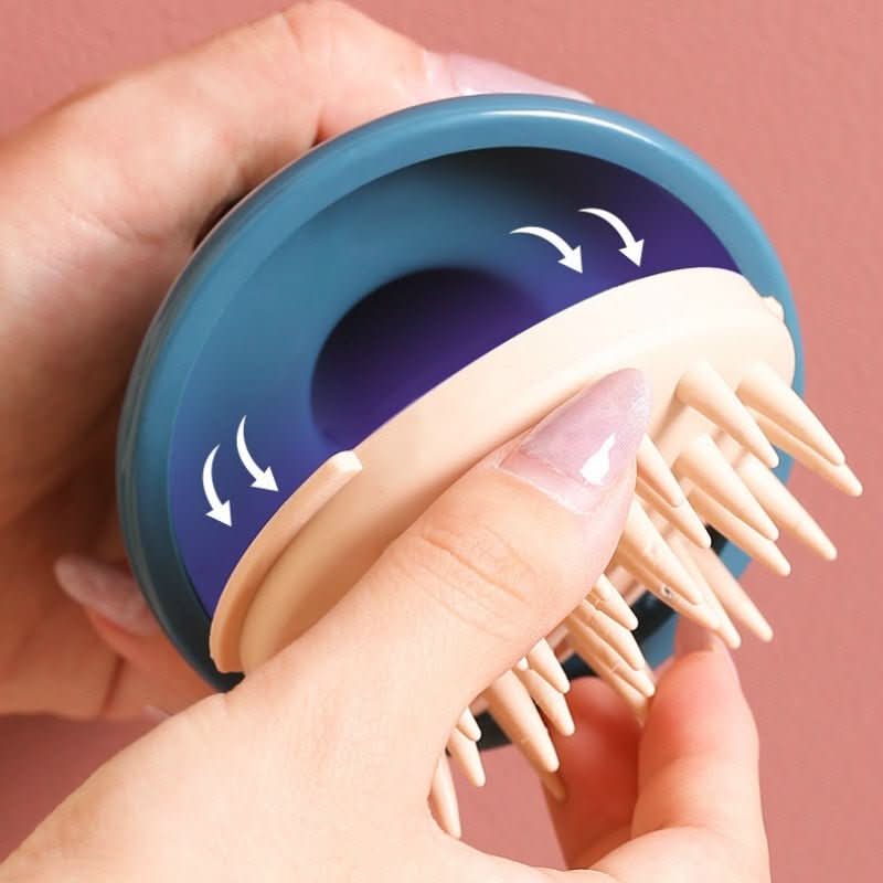 scalp massage brush for hair growth & care