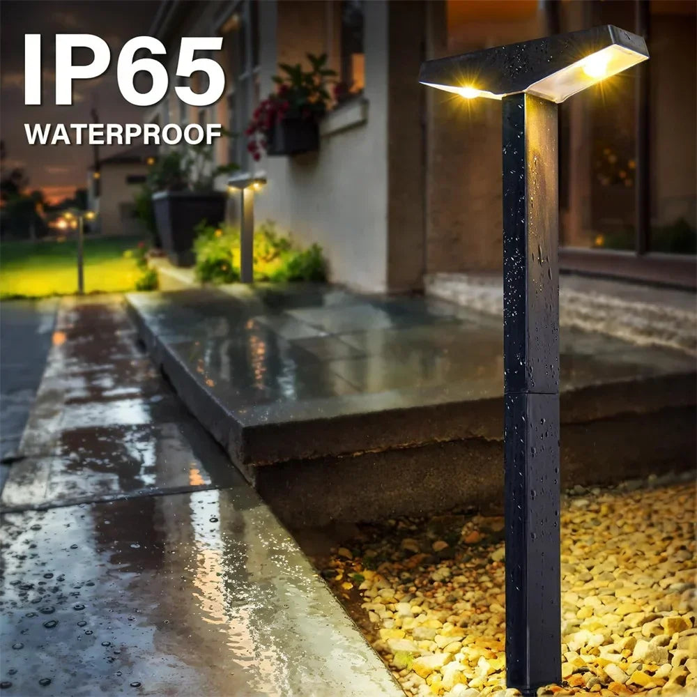 Lumora SolPath Garden lights | Solar powered | IP65 Waterproof | Height adjustable | Warm & Cool white | For paths, terrace & garden