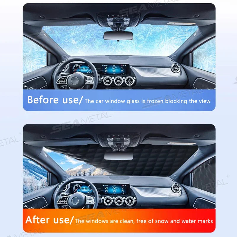 FrostGuard Pro | 5-Layer Windshield Cover | Magnetic & Windproof | Complete Ice Protection