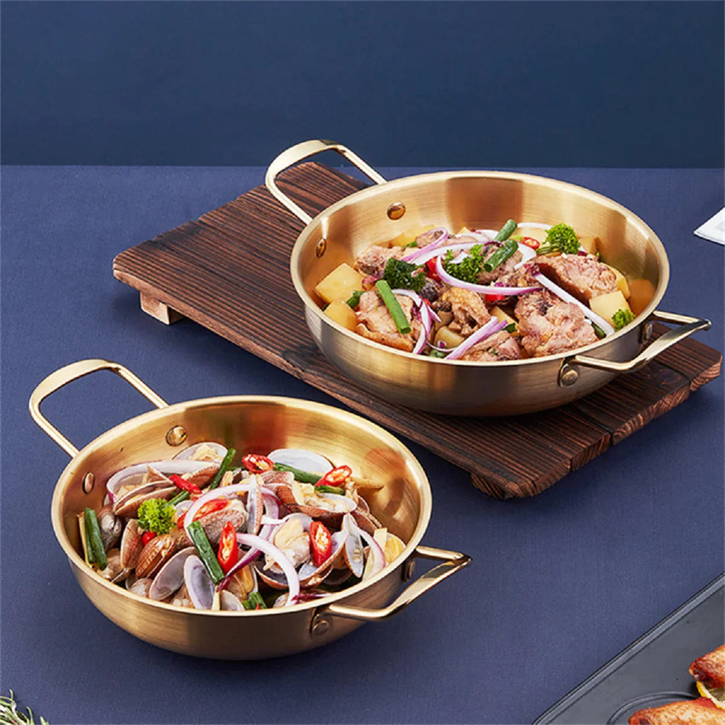 GastroPan – Stainless Steel Sauce & Paella Pan with Handle