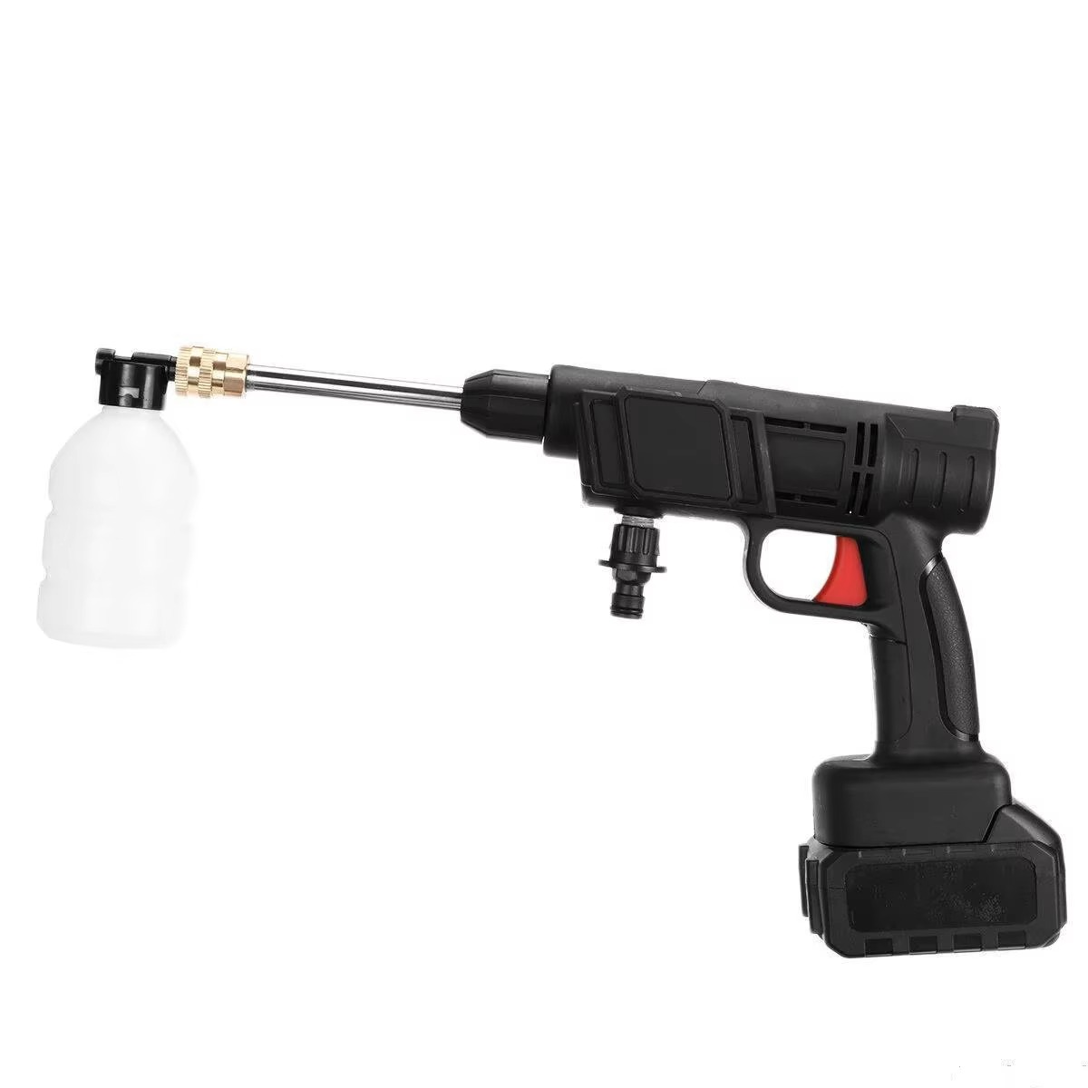 Portable Cordless High-Pressure Car Washer with Rechargeable Lithium Battery