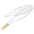 GrillFold FlexClip | Non-stick & Compact | With Wooden Handle | For Fish & Vegetables