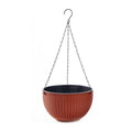 Rattania Bloom Hanging Pot | European Style | Honeycomb Pattern & Rattan Look | For Garden, Balcony & Interiors