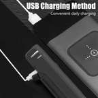 USB Rechargeable Bike Front and Rear Light Set with LED Headlamp for Night Cycling