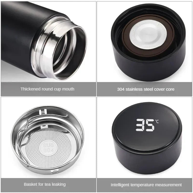 Digital Temperature Display Bottle