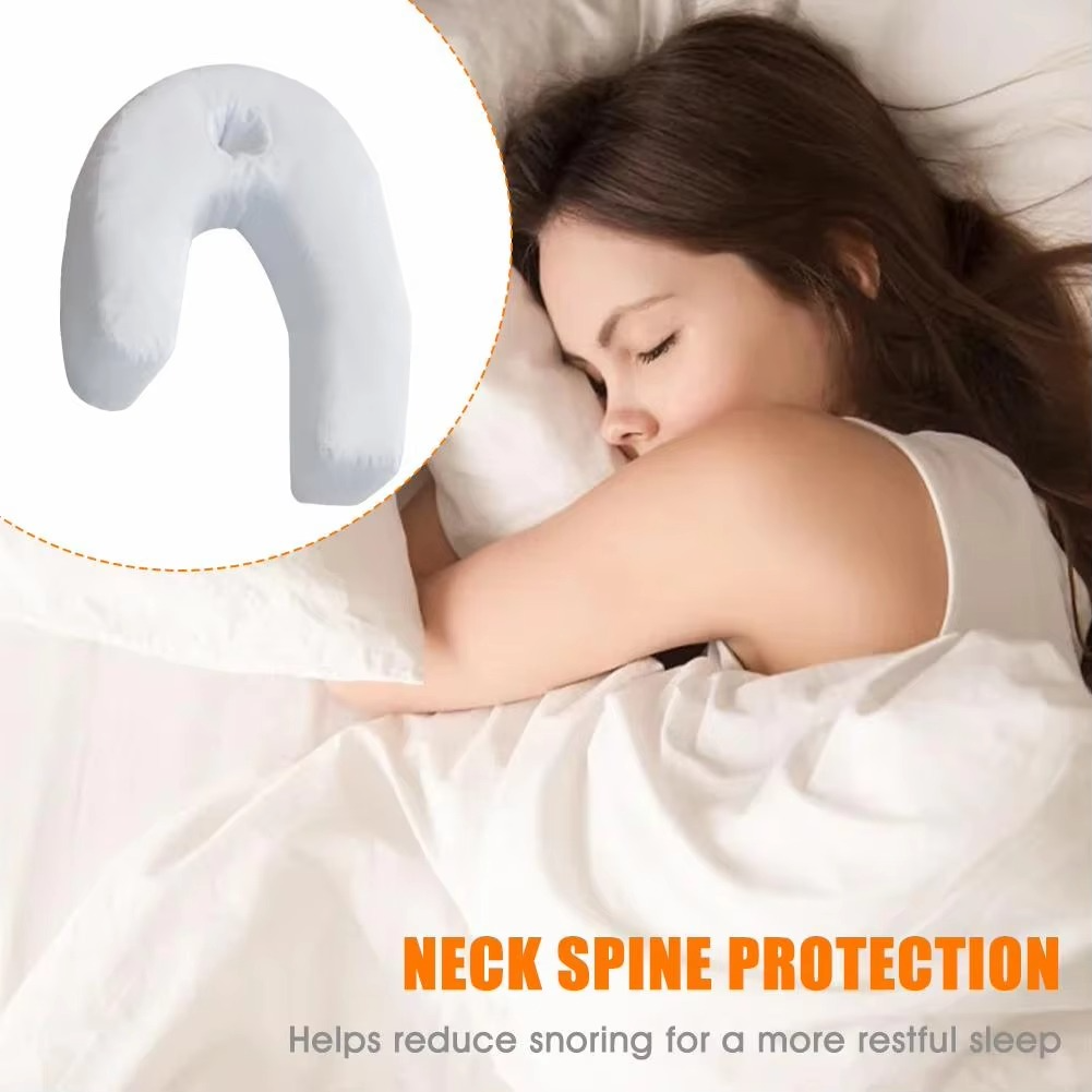 U-Shaped Side Sleeper Pillow for Neck and Spine Support